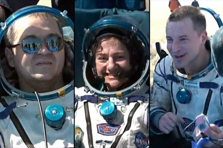 Soyuz MS-15 Kapsülü Dünyaya Döndü